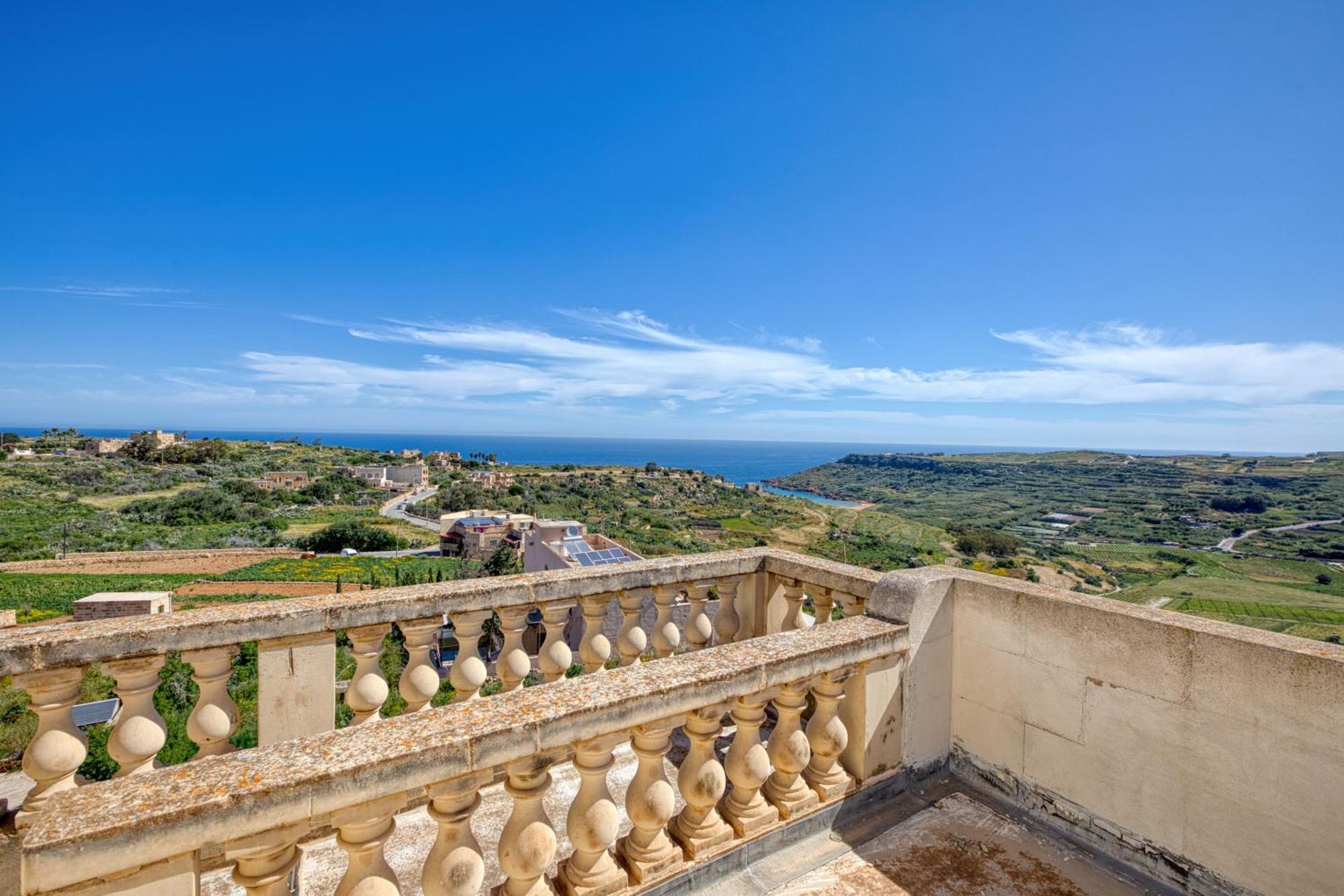 Spacious, Bright, Valley & Sea View Maisonette Xagħra Dış mekan fotoğraf