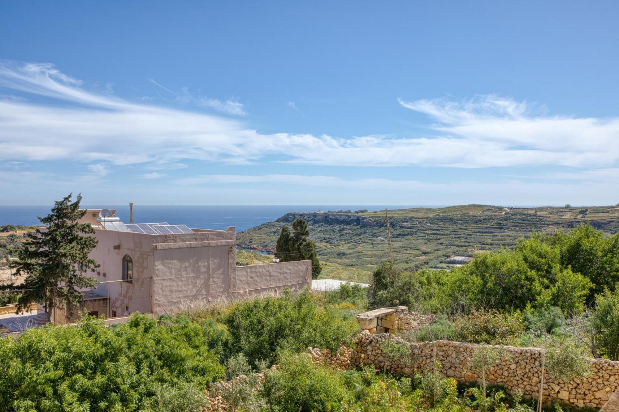 Spacious, Bright, Valley & Sea View Maisonette Xagħra Dış mekan fotoğraf